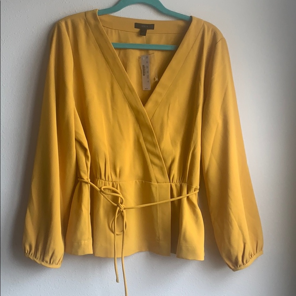 Jcrew peplum top
